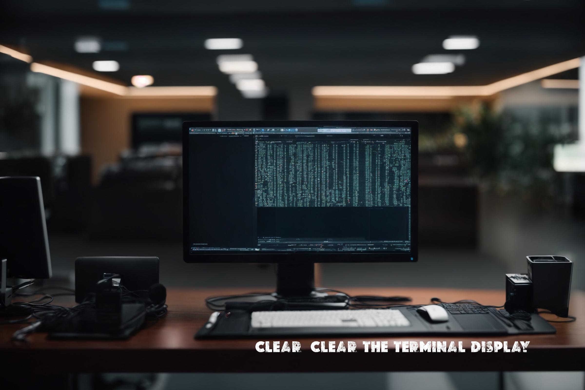 Clear (Clear the terminal display) – Usage in Linux Systems