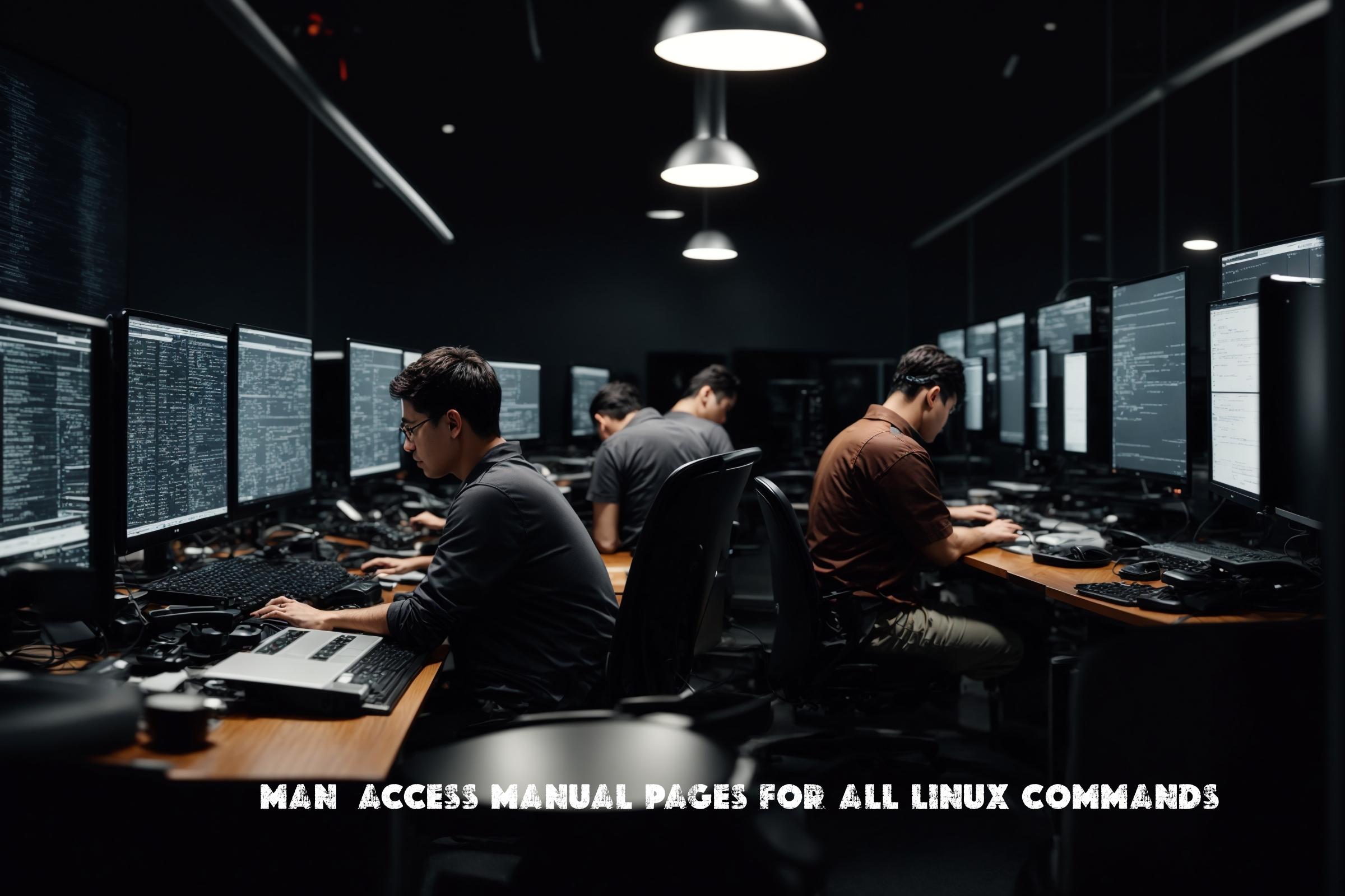 man (Access manual pages for all Linux commands)