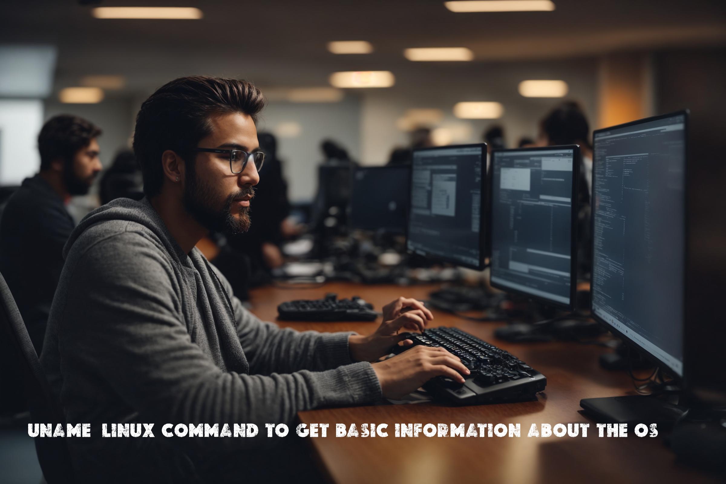 How to use linux command to get basic information about the OS – uname