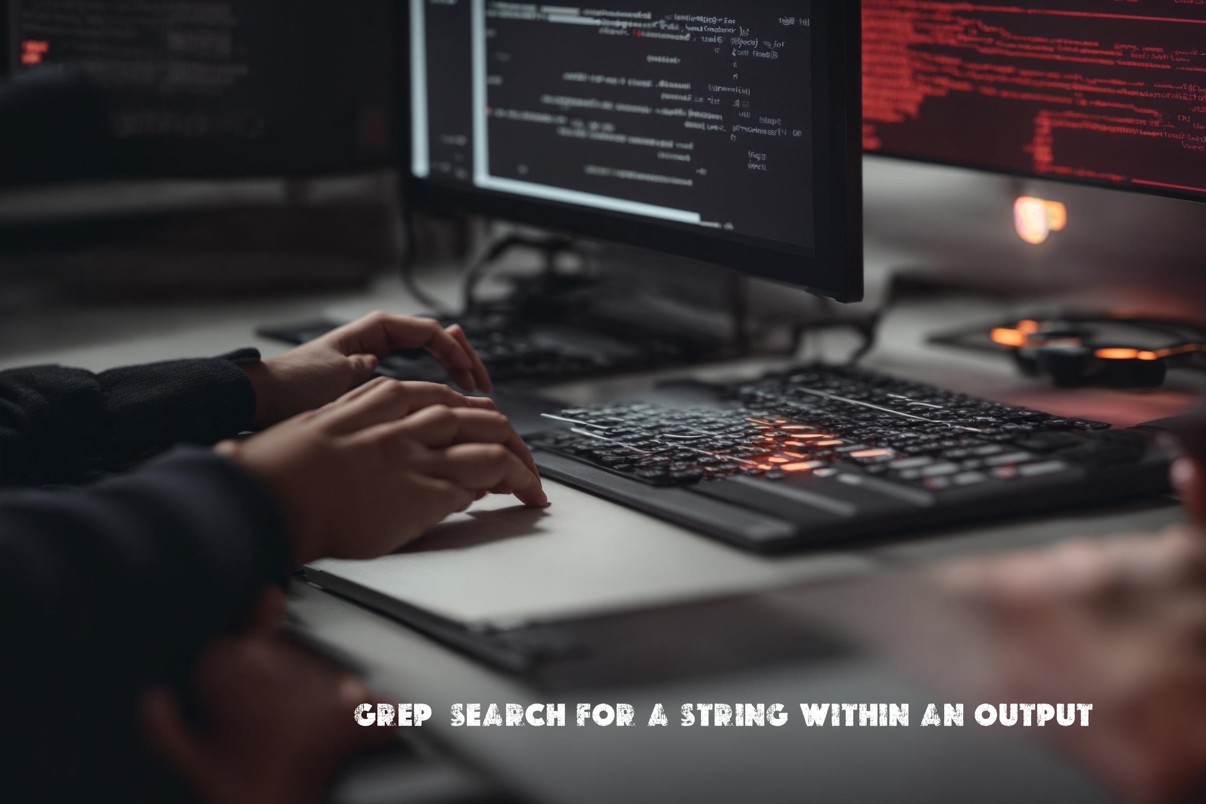 Introduction to grep (Search for a string within an output, count and extract)