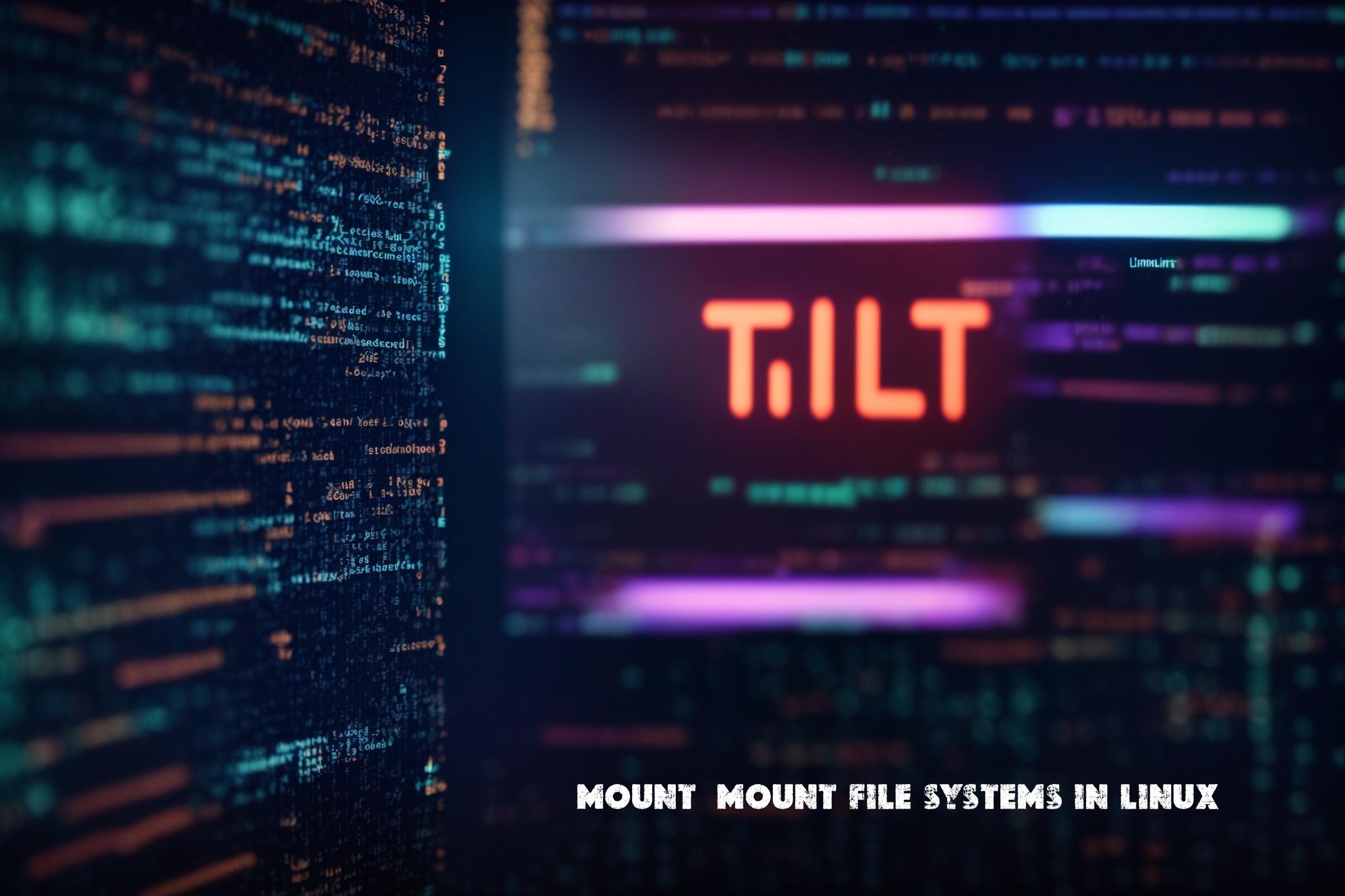 Usage of mount – Mount file systems in Linux