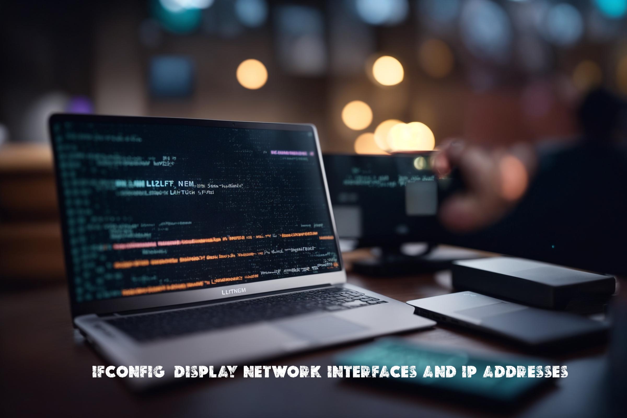ifconfig – Display network interfaces and IP addresses