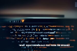 How to use wget (Direct download files from the internet) – Examples, Scripts
