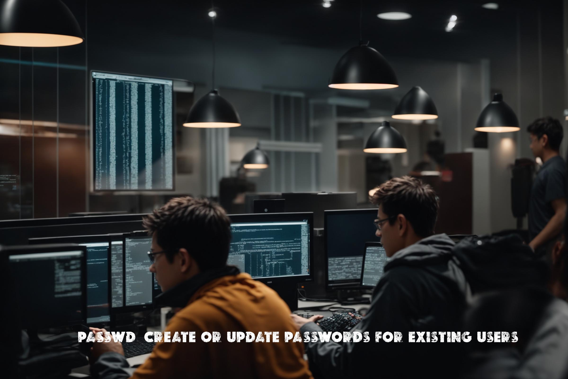 Create or update passwords for existing users in Linux – passwd