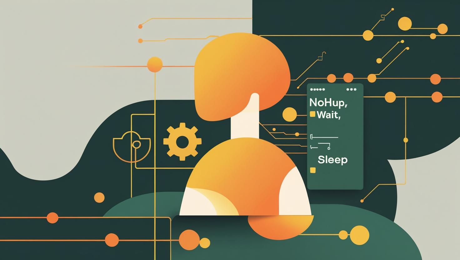 Run Background Scripts with nohup, wait, and sleep