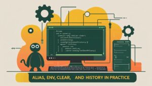 Shell Efficiency Tips: alias, env, clear, and history in Practice