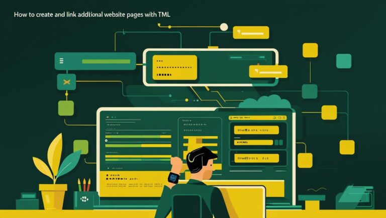 How to Create and Link to Additional Website Pages with HTML