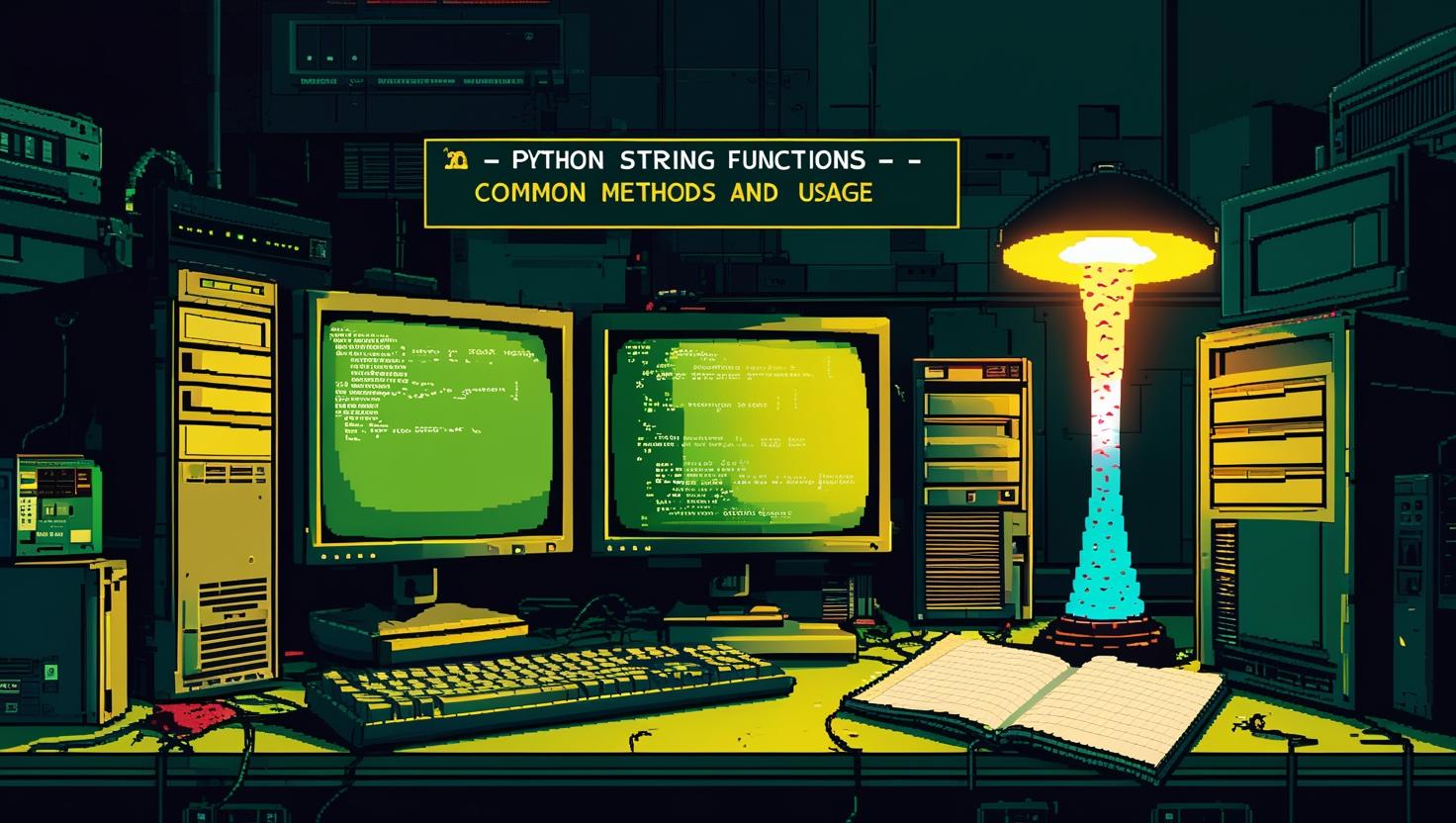 Python String Functions – Common Methods and Usage